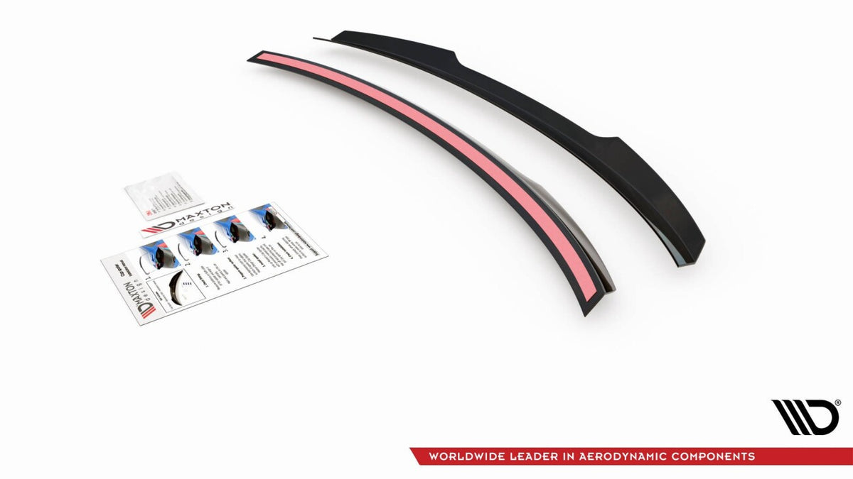 Heckspoiler Lippe passend für Skoda Octavia Liftback Mk3 FL schwarz Hochglanz