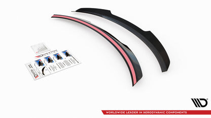 Heckspoiler Lippe passend für Skoda Octavia Liftback Mk4 schwarz Hochglanz