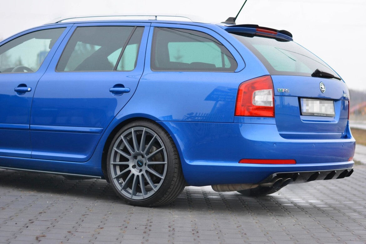 Heckspoiler Lippe passend für Skoda Octavia RS Mk2 / Mk2 FL Combi schwarz Hochglanz
