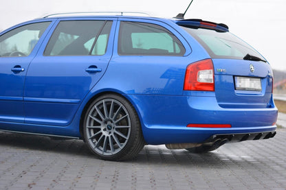 Heckspoiler Lippe passend für Skoda Octavia RS Mk2 / Mk2 FL Combi schwarz Hochglanz
