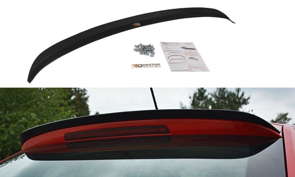 Heckspoiler Lippe passend für Skoda Rapid Spaceback schwarz Hochglanz
