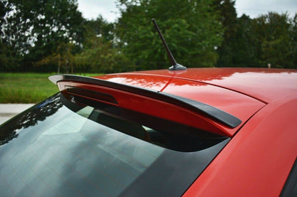 Heckspoiler Lippe passend für Skoda Rapid Spaceback schwarz Hochglanz