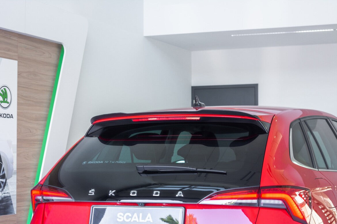 Heckspoiler Lippe passend für Skoda Scala Image Scala schwarz Hochglanz