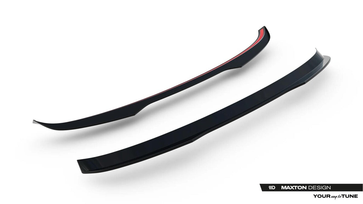 Heckspoiler Lippe passend für Skoda Scala Mk1 Facelift schwarz Hochglanz