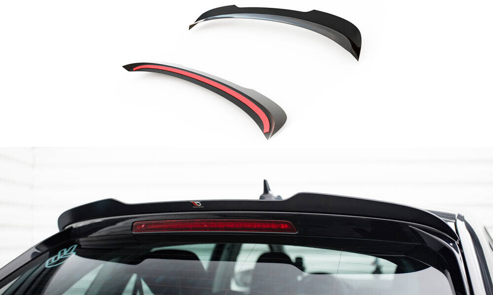 Heckspoiler Lippe passend für Skoda Scala schwarz Hochglanz