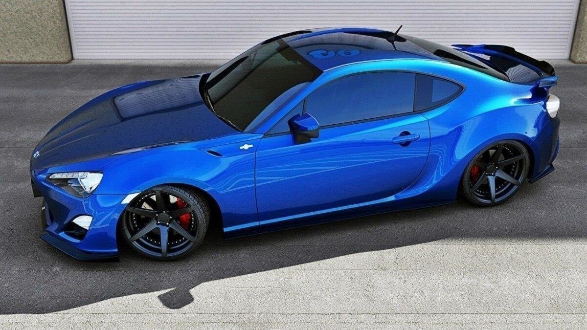 Heckspoiler Lippe passend für Subaru BRZ Mk1 / Mk1 FL / Toyota GT86 Mk1 / Mk1 FL schwarz Hochglanz