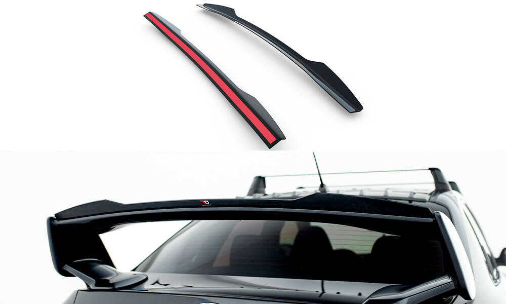 Heckspoiler Lippe passend für Subaru Impreza WRX STI Mk3 FL schwarz Hochglanz