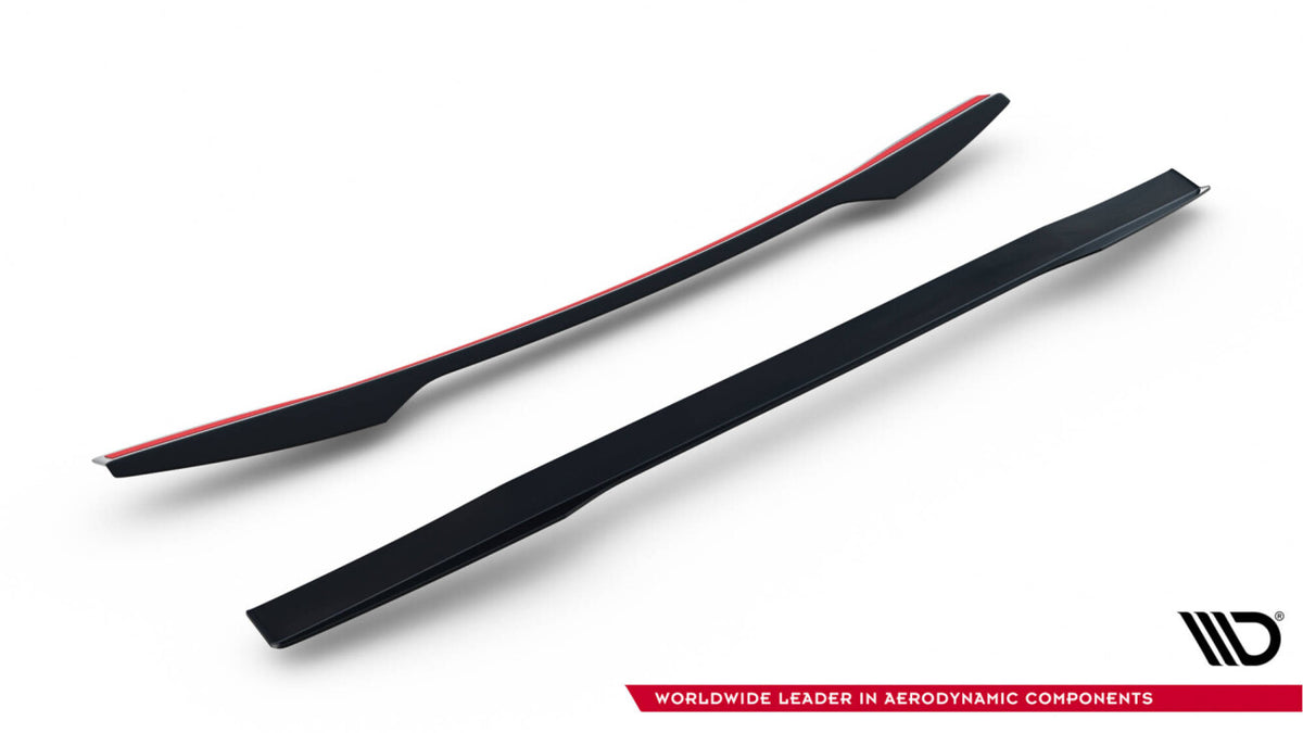Heckspoiler Lippe passend für Subaru Impreza WRX STI Mk3 FL schwarz Hochglanz