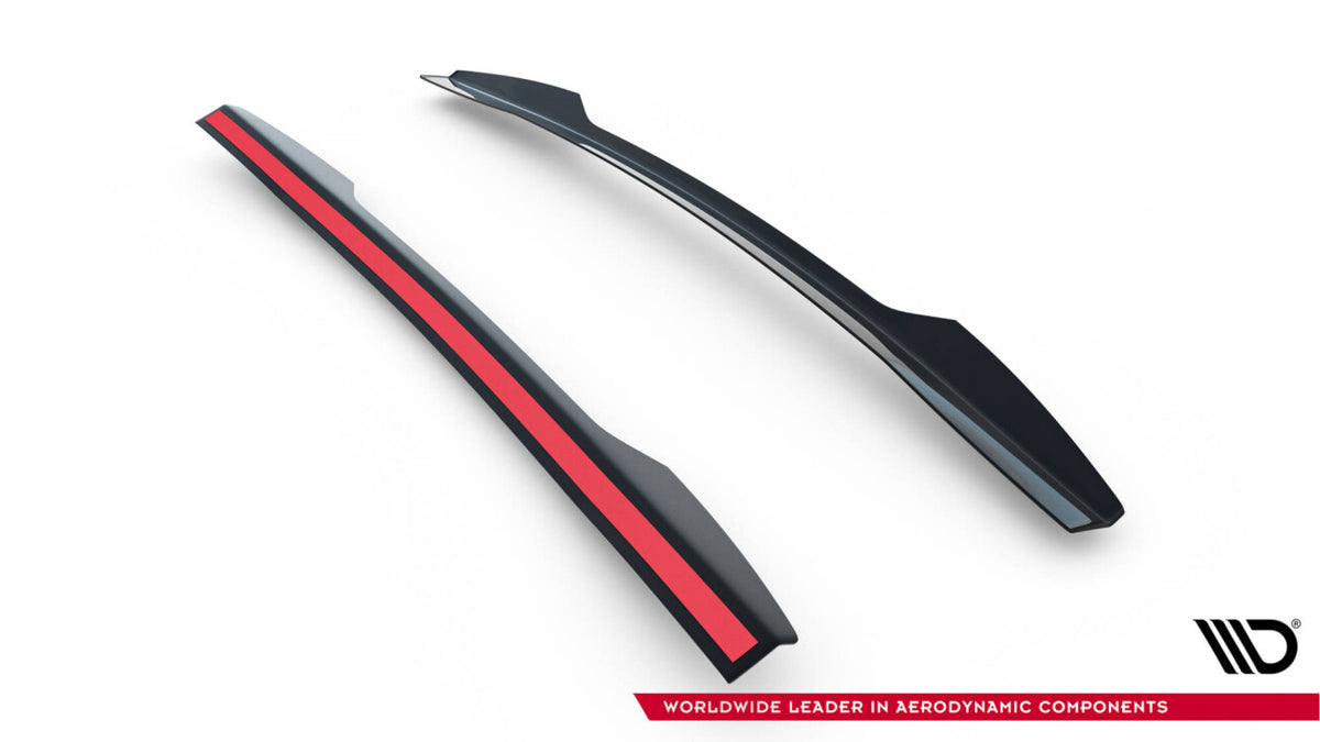 Heckspoiler Lippe passend für Subaru Impreza WRX STI Mk3 FL schwarz Hochglanz