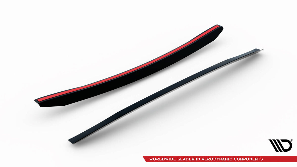 Heckspoiler Lippe passend für Subaru WRX STI schwarz Hochglanz