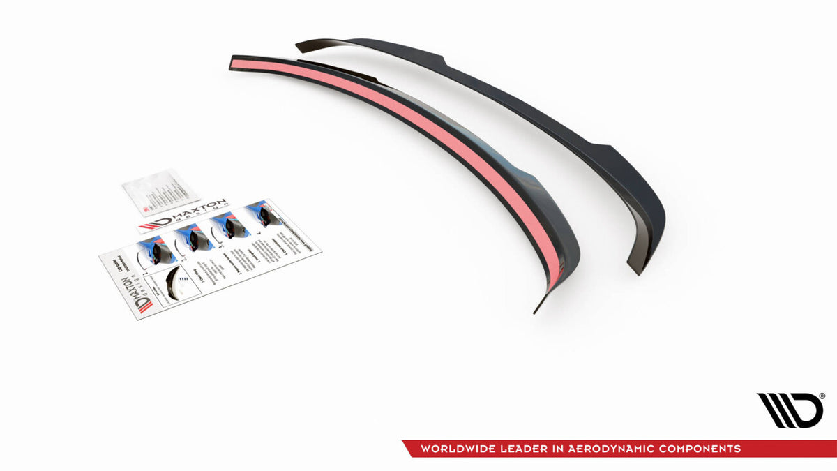Heckspoiler Lippe passend für Toyota Avensis Mk3 FL Wagon schwarz matt