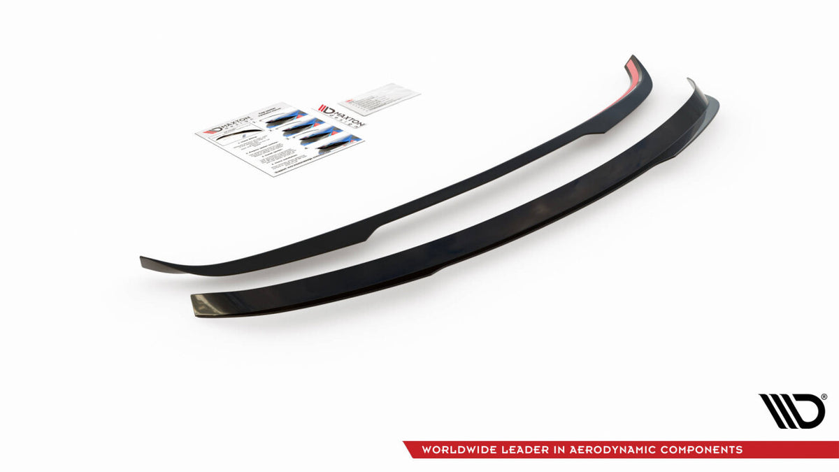 Heckspoiler Lippe passend für Toyota Avensis Mk3 FL Wagon schwarz matt