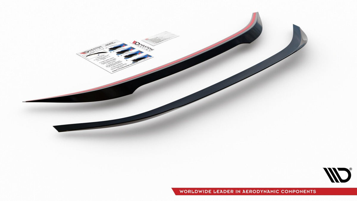 Heckspoiler Lippe passend für Toyota Corolla XII Limousine schwarz Hochglanz