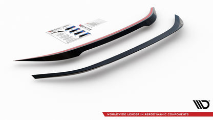 Heckspoiler Lippe passend für Toyota Corolla XII Limousine schwarz Hochglanz