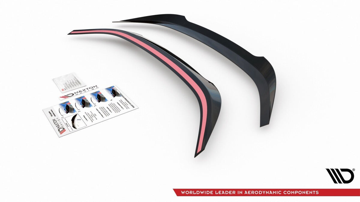 Heckspoiler Lippe passend für Toyota Corolla XII Limousine schwarz Hochglanz