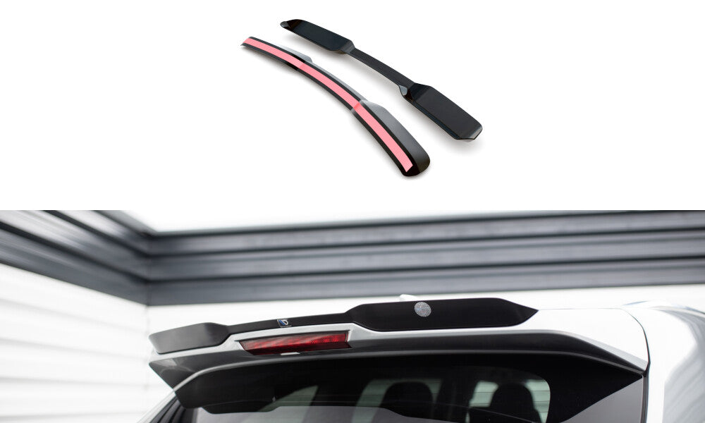 Heckspoiler Lippe passend für Toyota Highlander Mk4 schwarz Hochglanz