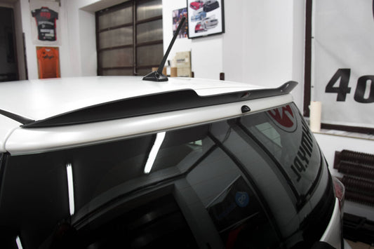 Heckspoiler Lippe passend für Toyota IQ schwarz Hochglanz