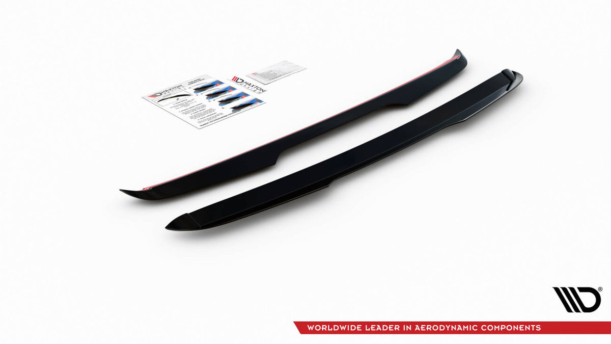 Heckspoiler Lippe passend für Toyota RAV4 Mk5 schwarz Hochglanz