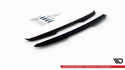 Heckspoiler Lippe passend für Toyota RAV4 Mk5 schwarz Hochglanz