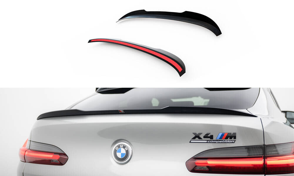 Heckspoiler Lippe passend für Unterer BMW X4 M-Paket G02 / X4 M F98 schwarz Hochglanz