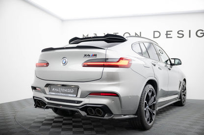 Heckspoiler Lippe passend für Unterer BMW X4 M-Paket G02 / X4 M F98 schwarz Hochglanz