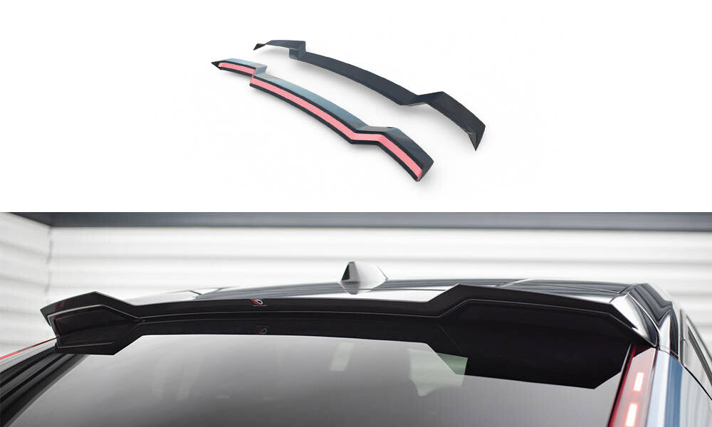 Heckspoiler Lippe passend für Volvo C40 Mk1 schwarz Hochglanz