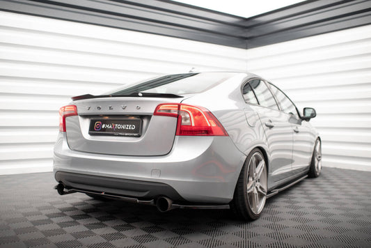 Heckspoiler Lippe passend für Volvo S60 R-Design Mk2 schwarz Hochglanz