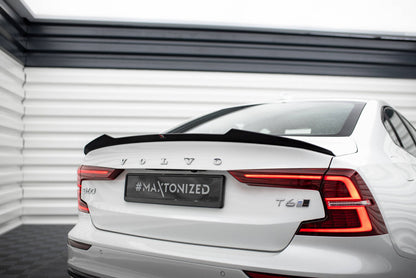 Heckspoiler Lippe passend für Volvo S60 R-Design Mk3 schwarz Hochglanz
