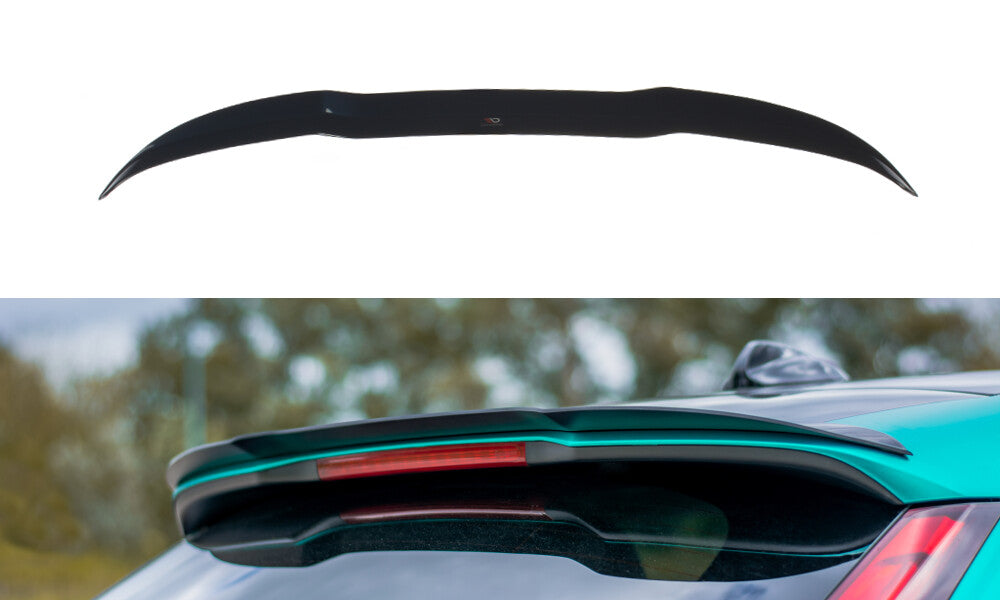 Heckspoiler Lippe passend für Volvo V40 schwarz Hochglanz