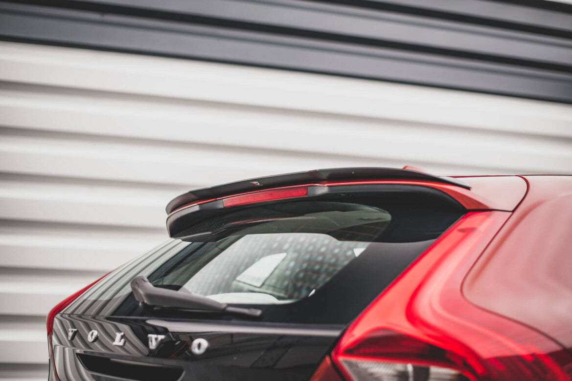 Heckspoiler Lippe passend für Volvo V40 schwarz Hochglanz