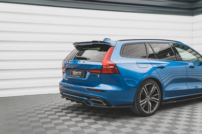 Heckspoiler Lippe passend für Volvo V60 R-Design Mk2 schwarz Hochglanz