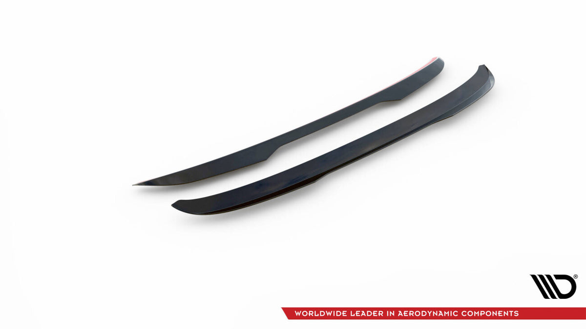 Heckspoiler Lippe passend für Volvo V90 R-Design Mk2 schwarz Hochglanz