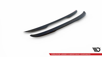 Heckspoiler Lippe passend für Volvo V90 R-Design Mk2 schwarz Hochglanz