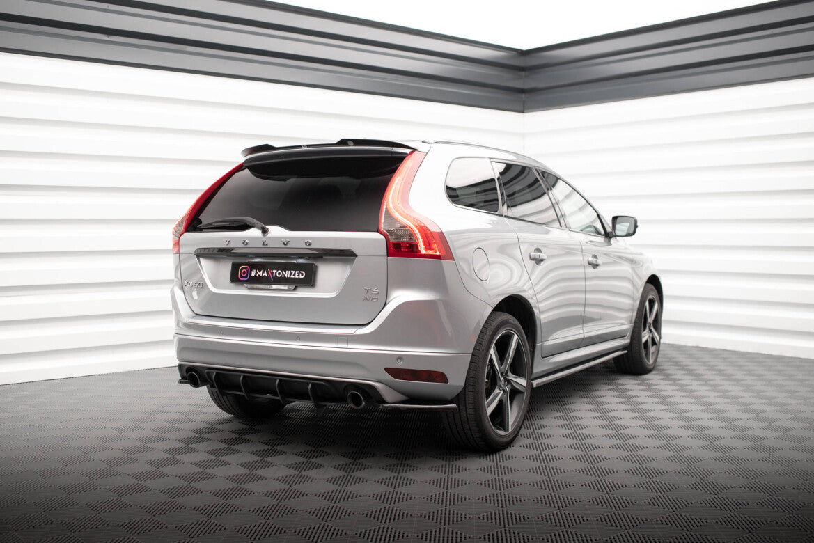 Heckspoiler Lippe passend für Volvo XC60 Mk1 FL schwarz Hochglanz