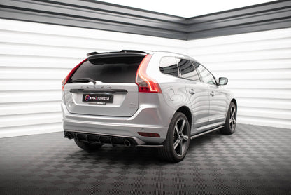 Heckspoiler Lippe passend für Volvo XC60 Mk1 FL schwarz Hochglanz