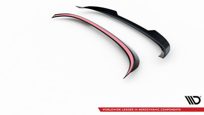 Heckspoiler Lippe passend für Volvo XC60 Mk1 FL schwarz Hochglanz