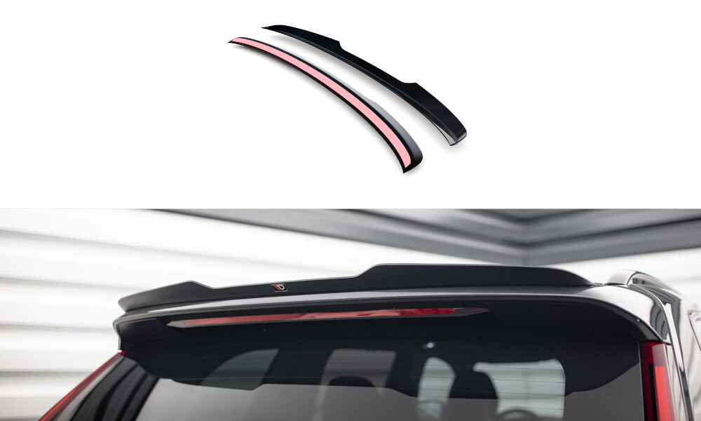 Heckspoiler Lippe passend für Volvo XC90 R-Design Mk2 FL Carbon Look