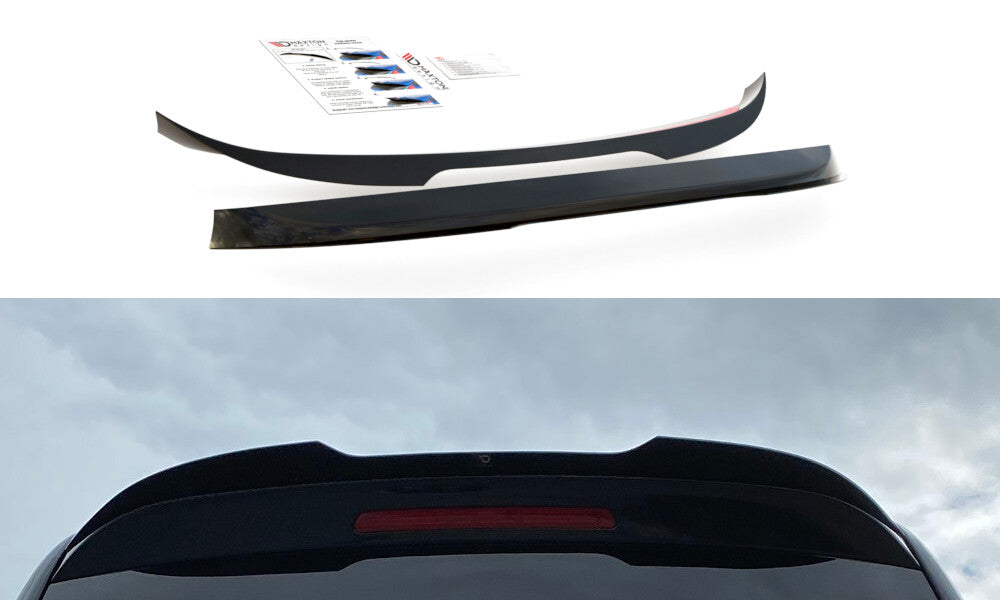 Heckspoiler Lippe passend für VW Caddy Mk. 4 schwarz Hochglanz