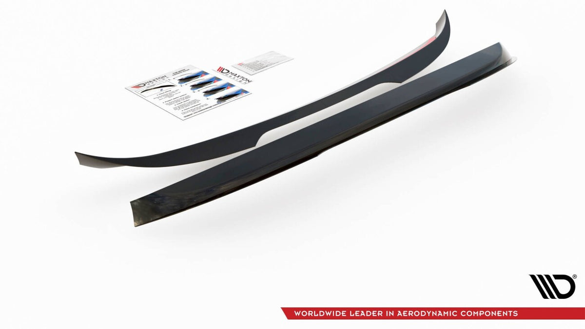 Heckspoiler Lippe passend für VW Caddy Mk. 4 schwarz Hochglanz