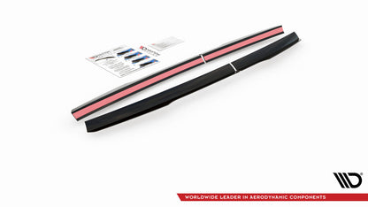Heckspoiler Lippe passend für VW Caddy Mk3 FL schwarz Hochglanz
