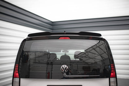 Heckspoiler Lippe passend für VW Caddy Mk5 schwarz Hochglanz