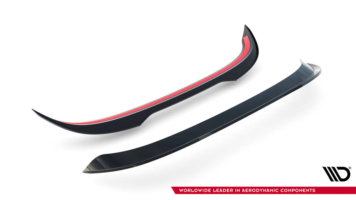 Heckspoiler Lippe passend für VW Golf GTI Clubsport Mk8 FL schwarz Hochglanz