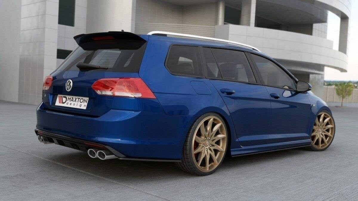 Heckspoiler Lippe passend für VW Golf Variant Mk7 schwarz Hochglanz
