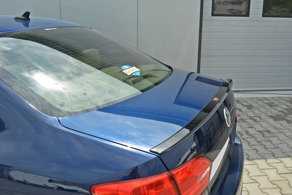 Heckspoiler Lippe passend für VW Jetta MK6 Limo vor FL schwarz Hochglanz
