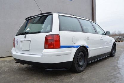 Heckspoiler Lippe passend für VW Passat B5 Kombi schwarz Hochglanz
