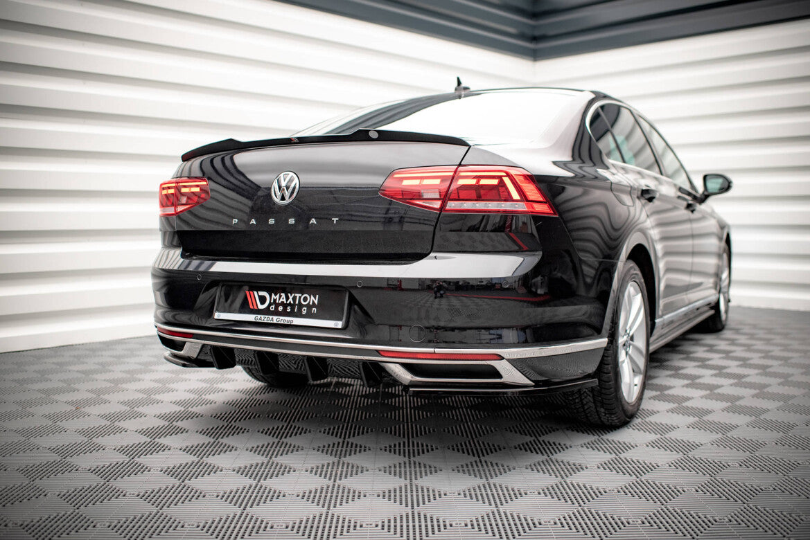 Heckspoiler Lippe passend für VW Passat Limousine B8 FL schwarz Hochglanz