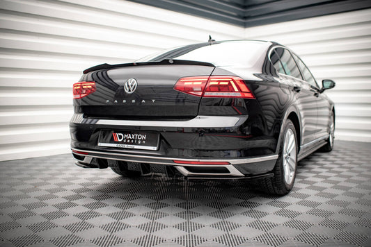 Heckspoiler Lippe passend für VW Passat Limousine B8 FL schwarz Hochglanz