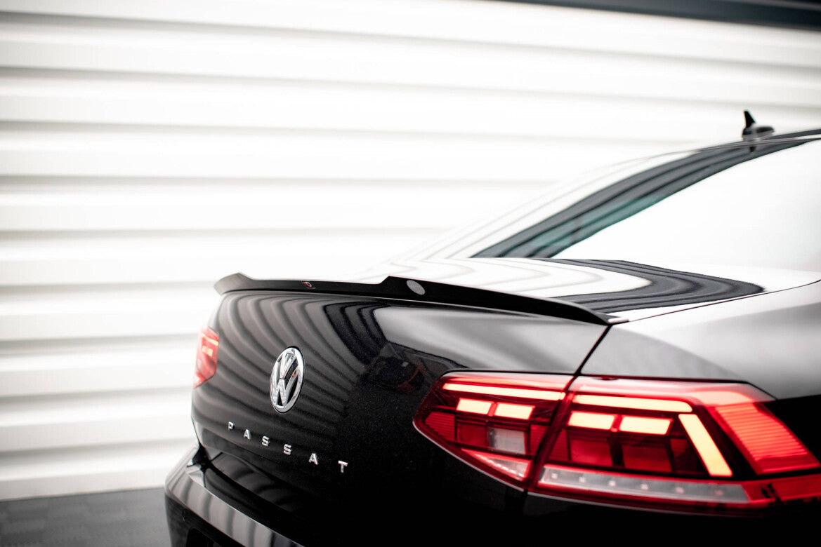 Heckspoiler Lippe passend für VW Passat Limousine B8 FL schwarz Hochglanz