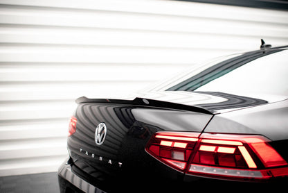 Heckspoiler Lippe passend für VW Passat Limousine B8 FL schwarz Hochglanz