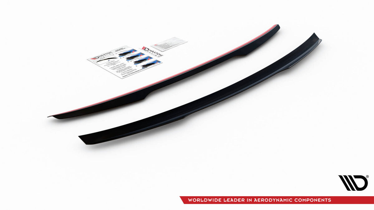 Heckspoiler Lippe passend für VW Passat Limousine B8 FL schwarz Hochglanz